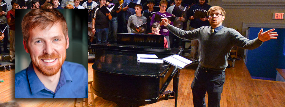 Lycoming College Choir Director Dr. Christopher Jackson