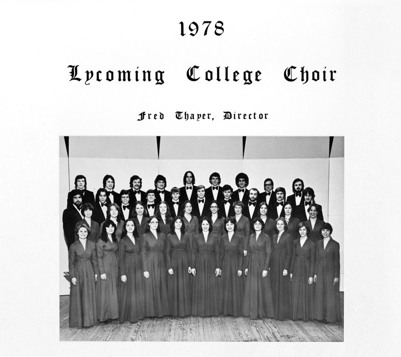 1978 Lycoming College Choir